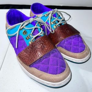Creative Recreation LowTop Blue/Purple/Brown Block 9.5
